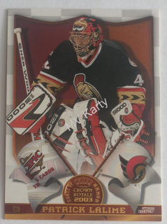 2002-03 Pacific Crown Royale - Coats of Armor #8 Patrick Lalime