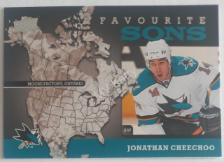 2008-09 Upper Deck - Favourite Sons #FS3 Jonathan Cheechoo