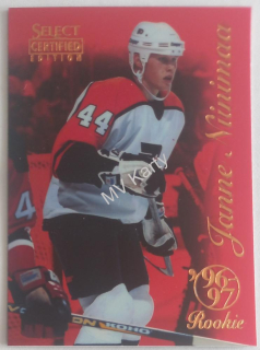1996-97 Select Certified - [Base] - Red #104 Janne Niinimaa