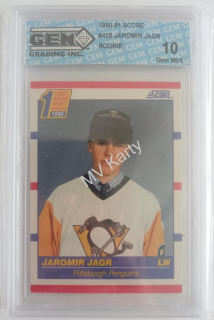1990-91 Score - [Base] #428  Jaromir Jagr [GEM Mint]