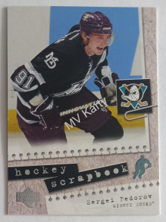 2005-06 Upper Deck - Hockey Scrapbook #HS29 Sergei Fedorov