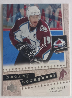 2005-06 Upper Deck - Hockey Scrapbook #HS20 Joe Sakic