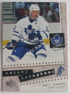 2005-06 Upper Deck - Hockey Scrapbook #HS18 Mats Sundin