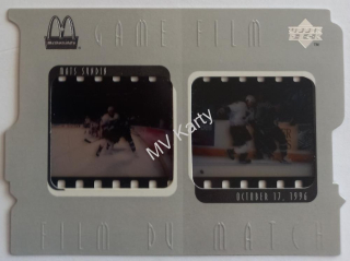1997-98 Upper Deck McDonald's - Game Film #F10 Mats Sundin