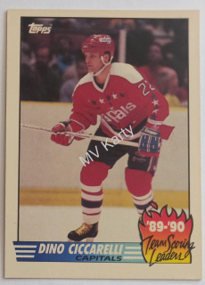 1990-91 Topps - Team Scoring Leaders #6 Dino Ciccarelli