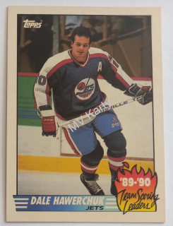1990-91 Topps - Team Scoring Leaders #11 Dale Hawerchuk