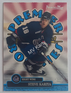 1999-00 Topps Premier Plus - Premier Rookies #PR8 Steve Kariya