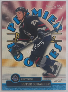 1999-00 Topps Premier Plus - Premier Rookies #PR3 Peter Schaefer