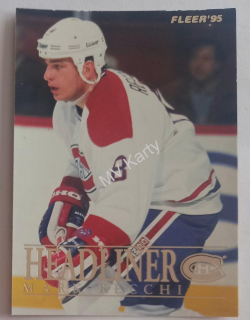 1994-95 Fleer - Headliner #9 Mark Recchi