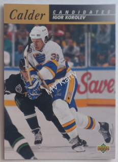 1992-93 Upper Deck - Calder Candidates #CC2  Igor Korolev