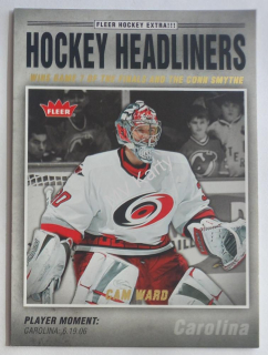2006-07 Fleer - Hockey Headliners #HL4 Cam Ward