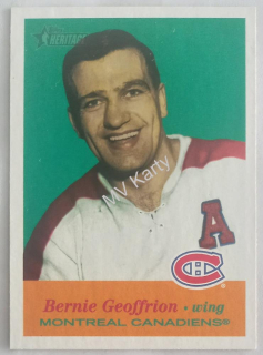 2001-02 Topps Heritage - 1957-58 Salute #S9 Bernie Geoffrion