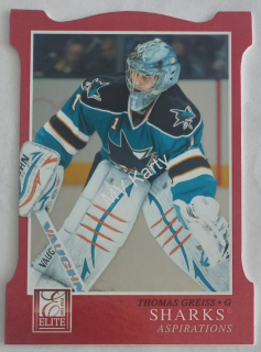 2011-12 Panini Elite - [Base] - Aspirations Die-Cut #29 Thomas Greiss