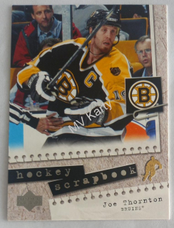 2005-06 Upper Deck - Hockey Scrapbook #HS3 Joe Thornton
