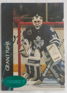 1992-93 Parkhurst - [Base] - Emerald Ice French #182 Grant Fuhr