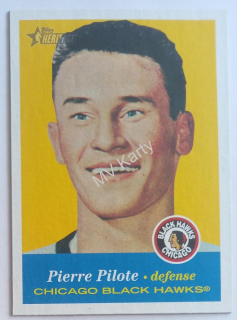2001-02 Topps Heritage - 1957-58 Salute #S5 Pierre Pilote