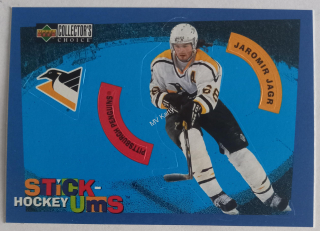 1997-98 Upper Deck Collector's Choice - Stick-Ums #S15 Jaromir Jagr