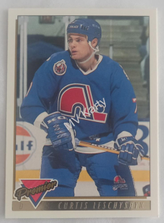 1993-94 Topps Premier - [Base] - Gold Premier #487 Curtis Leschyshyn