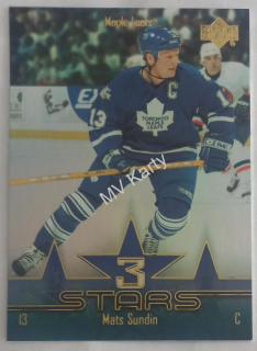 2003-04 Upper Deck - Three Stars #TS10 Mats Sundin