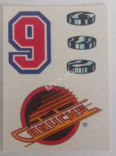1989-90 Topps - Sticker Inserts #24 Vancouver Canucks Team