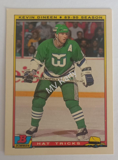 1990-91 Bowman Hat Tricks - [Base] #7 Kevin Dineen