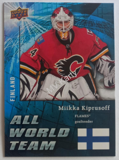 2009-10 Upper Deck - All World Team #AW24 Miikka Kiprusoff