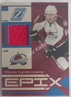 2010-11 Zenith - Epix Dare to Tear - Materials #31 Tomas Fleischmann #/100
