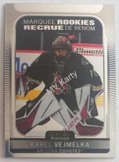 2021-22 O-Pee-Chee Platinum - [Base] - Rainbow #281  Marquee Rookies - Karel Vejmelka