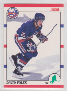 1990-91 Score - [Base] - Bilingual #12 - David Volek