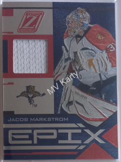2010-11 Zenith - Epix Dare to Tear - Materials #45  Jacob Markstrom #/100