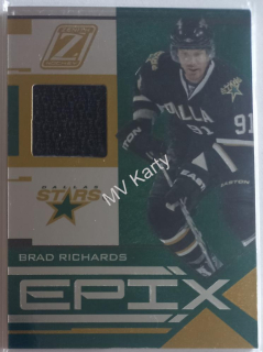 2010-11 Zenith - Epix Dare to Tear - Materials #7 Brad Richards #/100