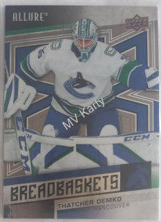 2021-22 Upper Deck Allure - Breadbaskets #BB-20 Thatcher Demko