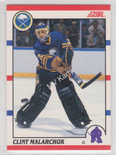 1990-91 Score - [Base] - Bilingual #289 - Clint Malarchuk