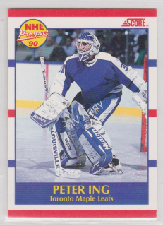 1990-91 Score - [Base] - Bilingual #414 - Prospect - Peter Ing