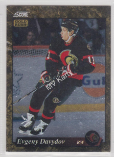 1993-94 Score - [Base] - Canadian Gold Rush #499 - Evgeny Davydov