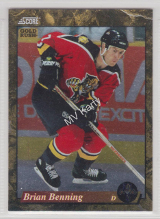1993-94 Score - [Base] - Canadian Gold Rush #512 - Brian Benning
