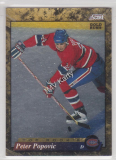 1993-94 Score - [Base] - Canadian Gold Rush #626 - Peter Popovic