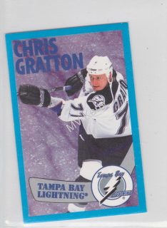 1996-97 Panini Album Stickers - [Base] #124 - Chris Gratton