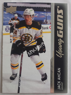 2021-22 Upper Deck Series 1 - [Base] #217  Young Guns - Jack Ahcan
