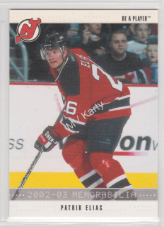 2002-03 In the Game Be A Player Memorabilia - [Base] #123 - Patrik Elias