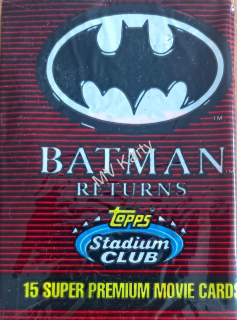 1992 Topps Stadium Club Batman Returns Balíček