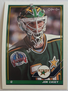 1991-92 O-Pee-Chee - [Base] #237 Jon Casey