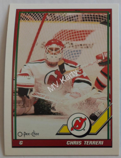 1991-92 O-Pee-Chee - [Base] #422 Chris Terreri