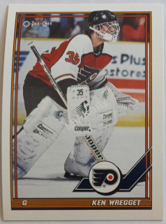 1991-92 O-Pee-Chee - [Base] #136 Ken Wregget