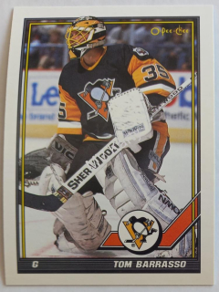 1991-92 O-Pee-Chee - [Base] #402 Tom Barrasso