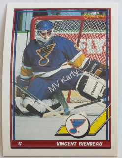 1991-92 O-Pee-Chee - [Base] #370 Vincent Riendeau