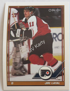 1991-92 O-Pee-Chee - [Base] #444 Jiri Latal