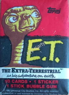 1982 Topps E.T. the Extra-Terrestrial balíček