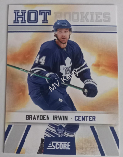 2010-11 Score - [Base] #526  Hot Rookies - Brayden Irwin