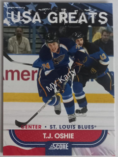 2010-11 Score - USA Greats #16 T.J. Oshie